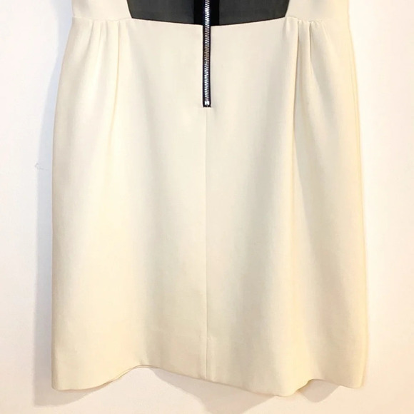 Sandro Rime Bustier Sheer Dress in White & Black size 1 Small - Picture 9 of 10